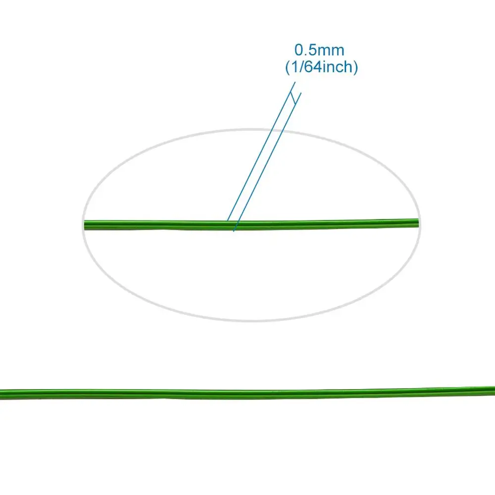 10 рулонов 0,3 мм 0,4 мм 0,5 мм 0,6 мм 0,8 мм 1 мм медная Ювелирная проволока Бисероплетение проволока для браслета ожерелье ювелирные изделия DIY смешанные цвета - Цвет: 0.5mm