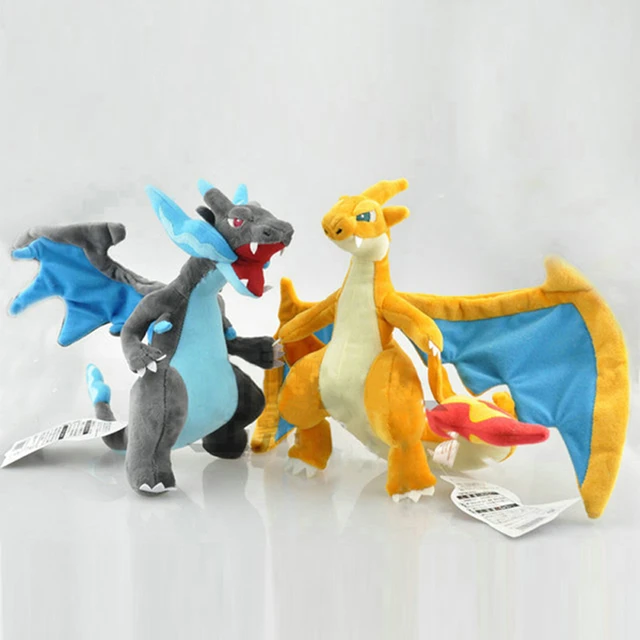 10pcs/lot mega charizard x mega evolução brinquedos de qualidade Peluche  anime recheado pelúcia para crianças 22cm presente de Natal S