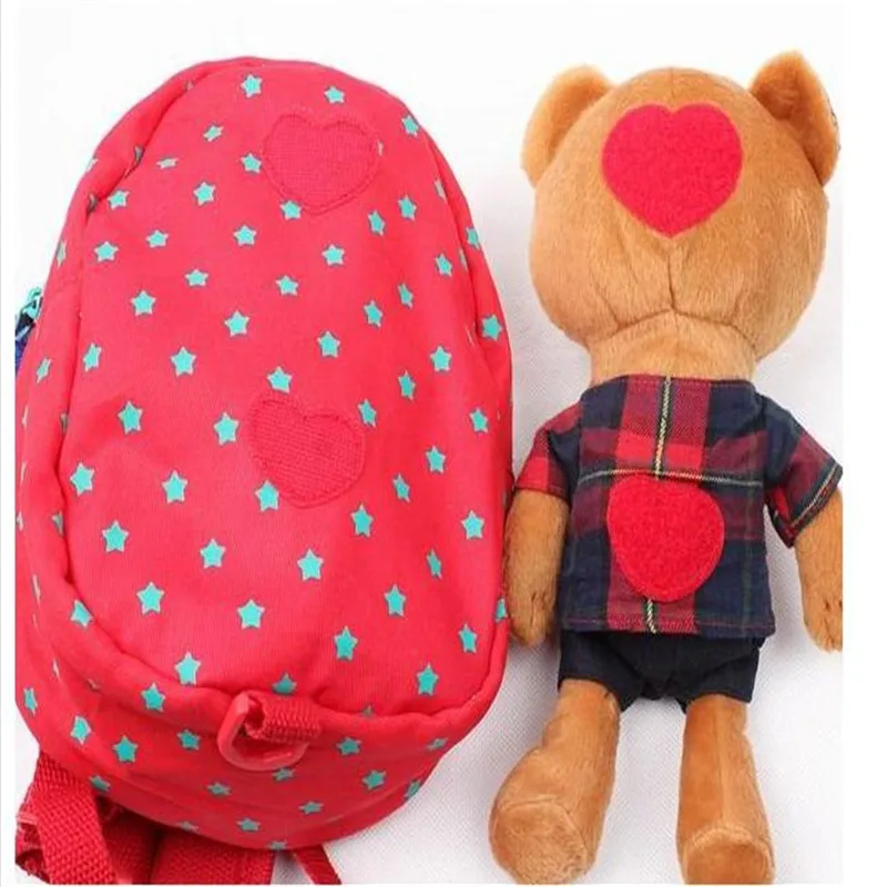 Лидер продаж плюшевый медведь рюкзаки с безопасным жгут малышей школьная сумка 2-в-1 плюшевая игрушка ремни Buddy 6 стилей