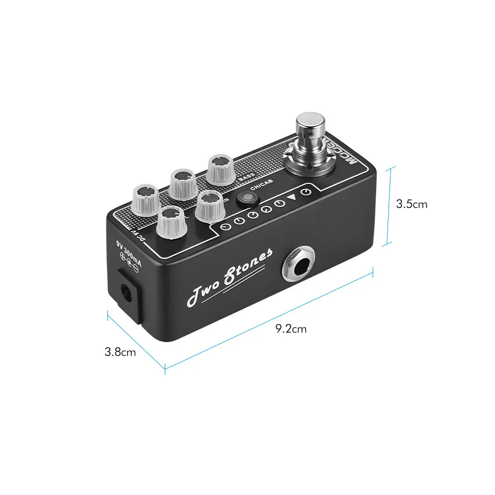 MOOER MICRO PREAMP серии 010 два камня современный классический цифровой Предварительный усилитель гитарный эффект педаль настоящий обход
