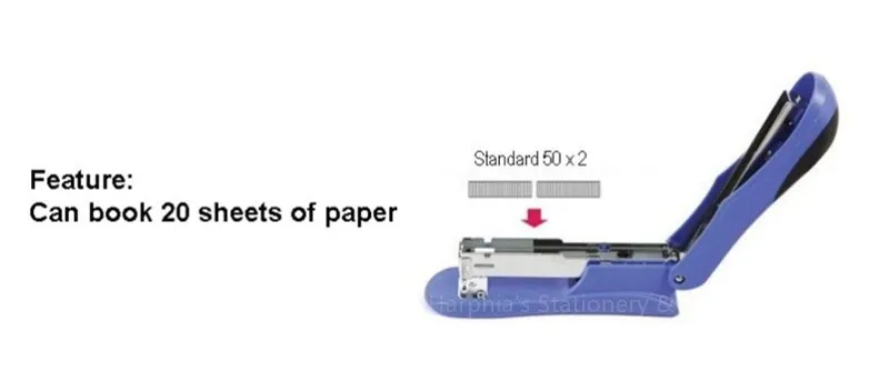 Стильный Классический Deli буклет Степлер 20 листов применимо эффективные 12 мм скобы ниткошвейные для школы и офиса студенты используют