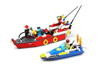 

GUDI Models Building toy Compatible with G9213 315PCS Fire Boat Blocks Toys Hobbies For Boys Girls Model Building Kits