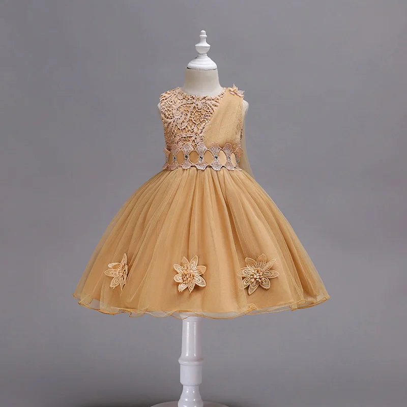 

Fashion Princess Dress For Girls Lace Tutu Tulle Rhinestones Sequins Christmas Wedding Birthday Party Dress Clothing Customes