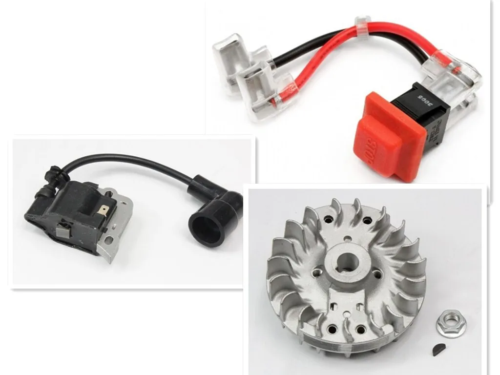 Rovan /5 rc car gas engine set flywheel+ignition coil+engine stop