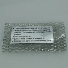 Платинированный титановый сетка для выпрямляющее устройство набор ювелирных инструментов