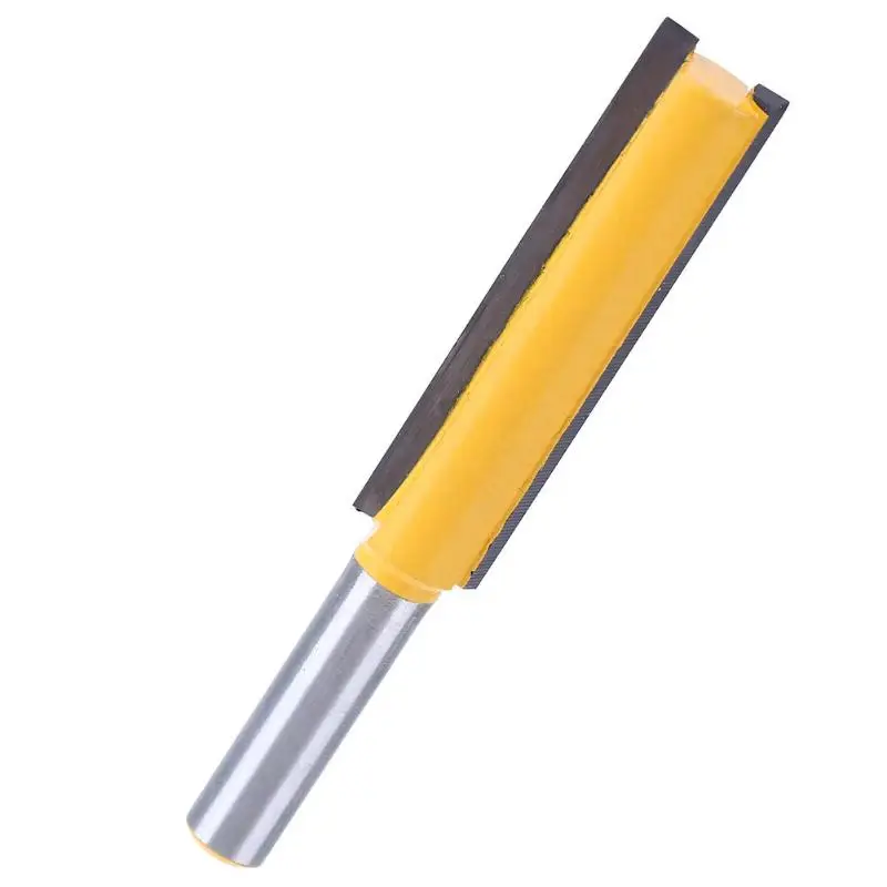 

8mm Shank Woodworking Trimming Cutter Head Wood Cemented Milling Cutter Carving Bearing Cutter Bit hand Tools Ferramentas