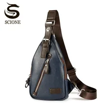 Водонепроницаемый мужские кожаные модные сумки для мессенджера путешествий