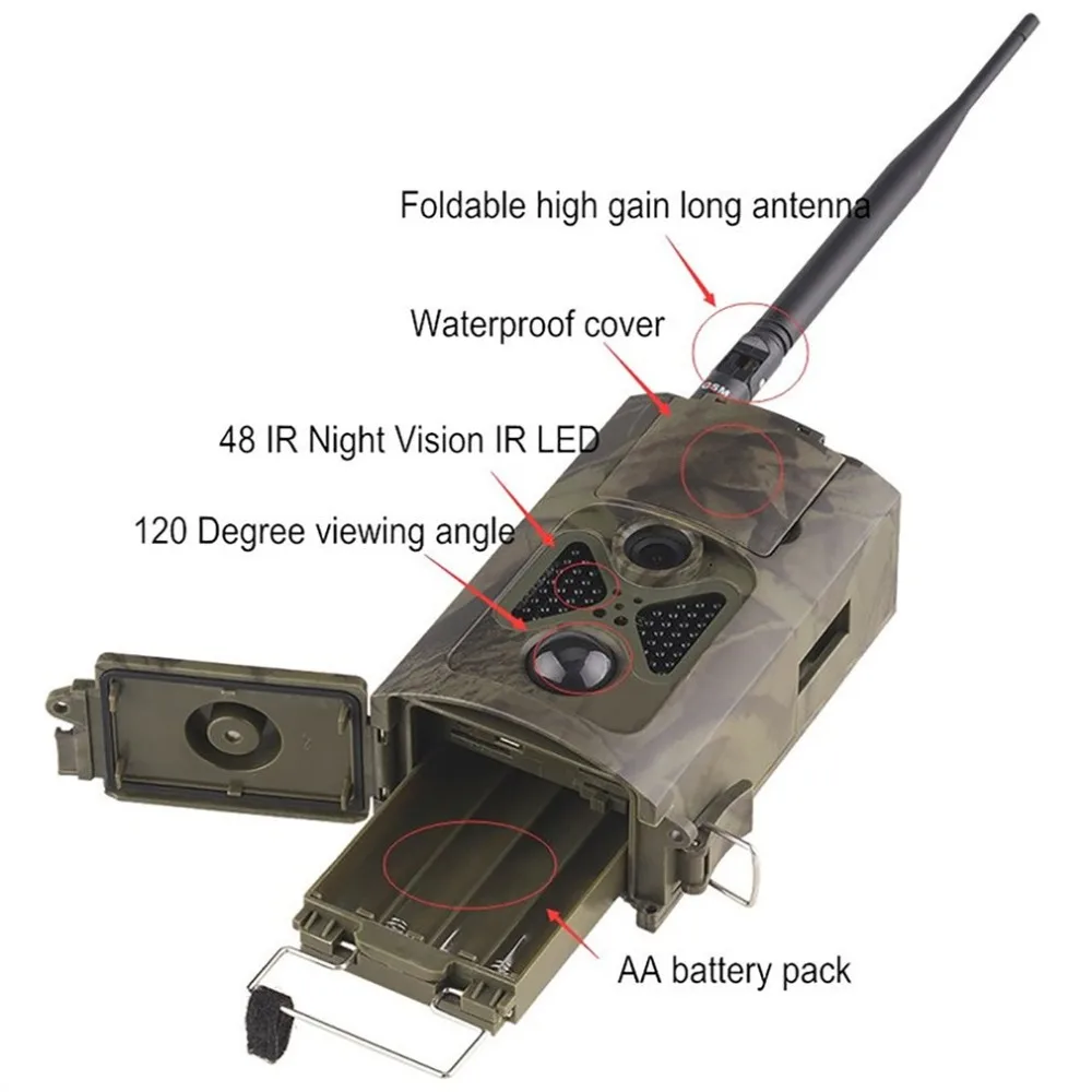 

HC-550M 16MP Outdoor Trail Camera Game & Hunting Camera Wide Angle Lens IR LEDs Night Vision Wildlife Camera