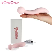 Waterproof oral clit Double Vibrators for Women USB Charge AV Magic Wand Vibrator Massager Adult Sex Toys for Woman Mas