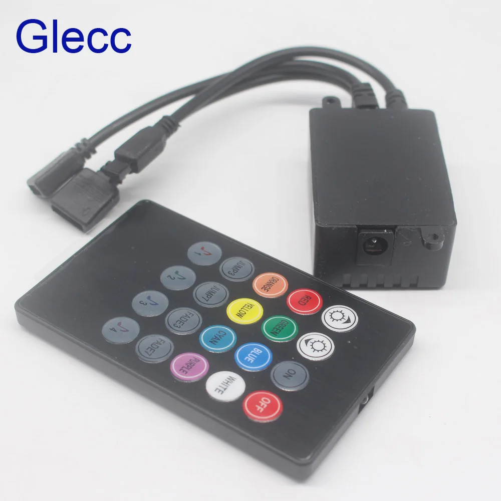 LED Music IR Controller 12V 6A 24 Keys IR Double Remote Controllers for