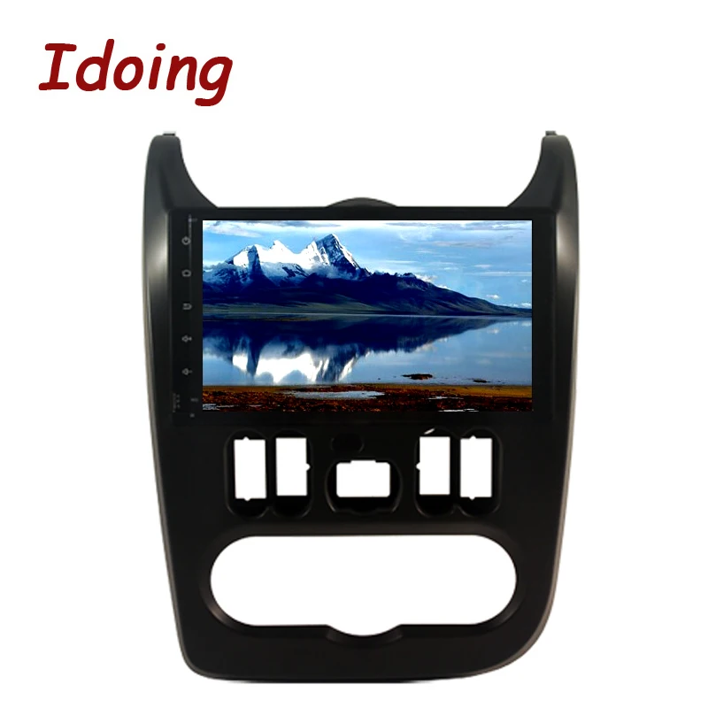 Sale Idoing 9"4G+32G 8Core 2Din Car Android9.0 Audio Video Multimedia Player IPS Screen For Renault Duster2012 GPS+Glonass Fast Boot 3