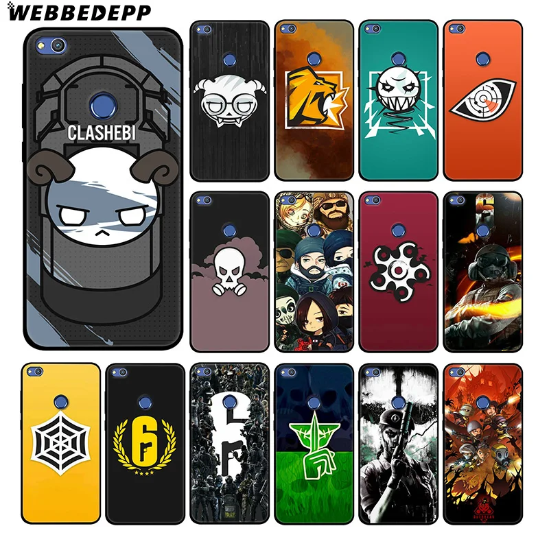 

WEBBEDEPP Rainbow Six Siege 6 Soft Silicone Case for Huawei Honor Mate 20 10 8X 8C 8 6A 7A 7X 7C Lite Pro TPU