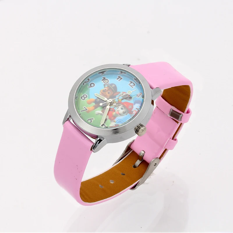 Горячая Мода 3D смотреть мультфильм детские наручные часы девушка кожаный ремешок студенты кварцевые часы Симпатичные Montre Enfant подарки