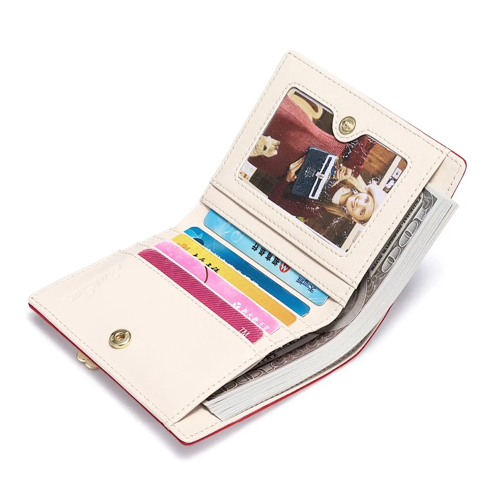 Кошелек JUST STAR Женский кожаный с цветком романтичный розовый весенний|wallet card