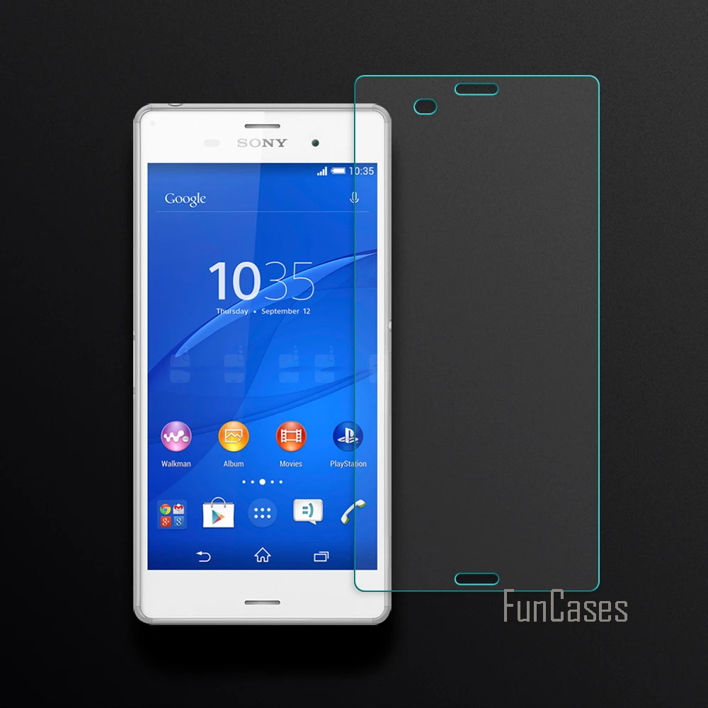 2.5D Curved Edge Screen For Sony Xperia Z3 L55T L55U Tempered Glass Protector Front Film Anti-Scratch | Мобильные телефоны и