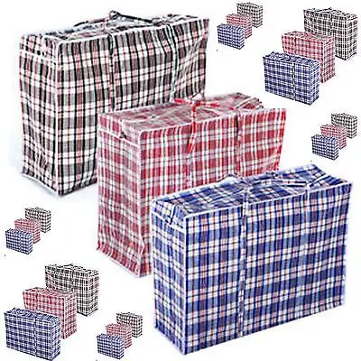 

Jumbo Laundry Bags Zipped Reusable Large Strong Shopping Storage Bag