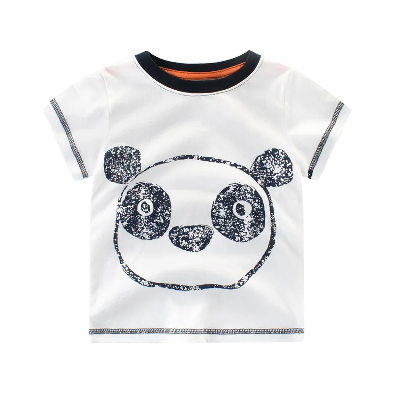 Г. футболки для мальчиков, одежда хлопковая Детская футболка с короткими рукавами с принтом акулы недорогие футболки высокого качества