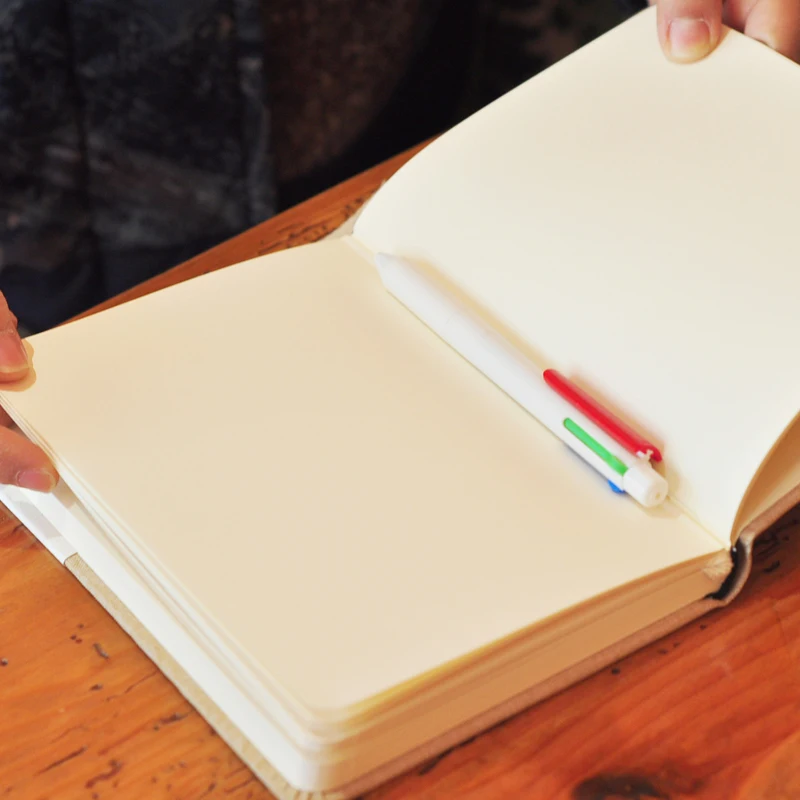 OUR-STORY-BEGINS Cotton Times Series A5 Blank Inner Page Original Notebook Hardcover Notepad 1PCS