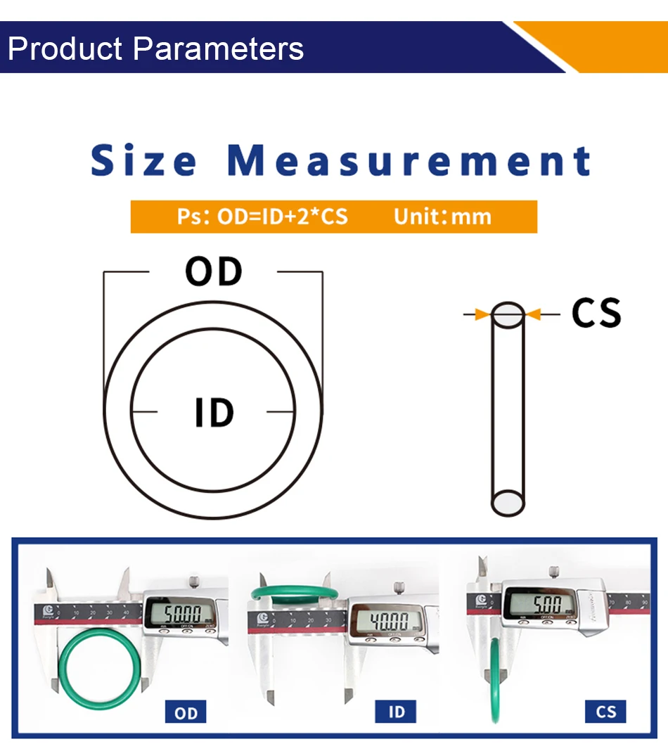 20 шт./лот зеленый FKM резиновые уплотнительные кольца уплотнения CS 1,5 мм 5/5. 5/6/6,5/7/8/8,5/9/10/10,5/11 мм OD уплотнительные кольца уплотнение прокладка кольца топлива шайба