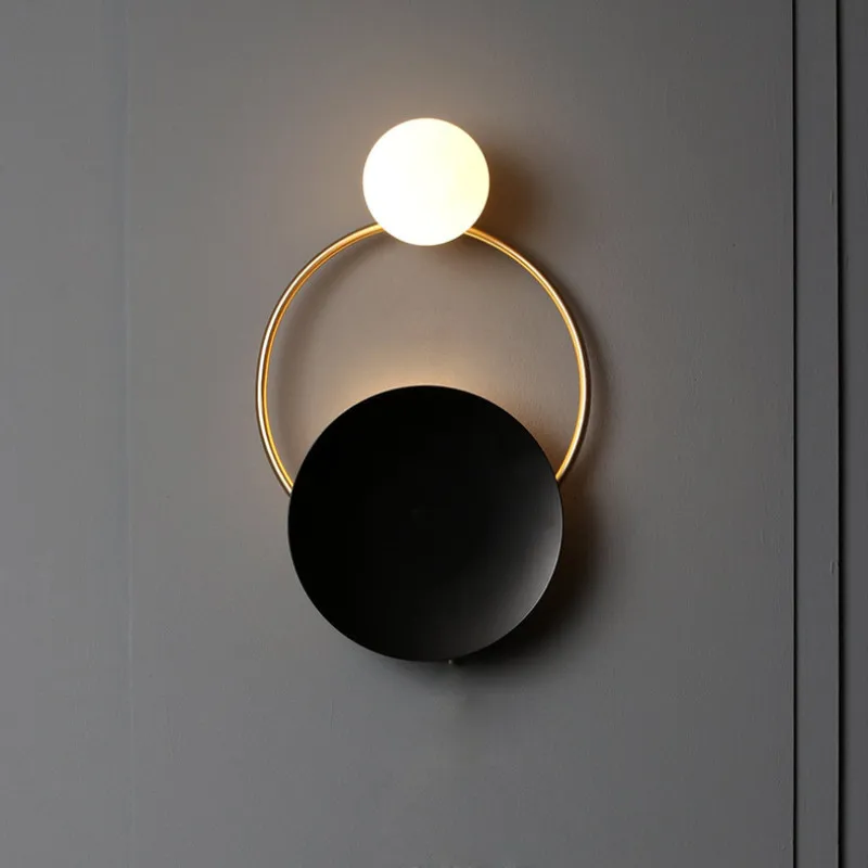 US $29.64 Modern Parlor Led Wall Light Indoor Lighting Bedroom Bedside Wall Sconce Aisle Corridor Wall Lamp Surface Mount 110220V