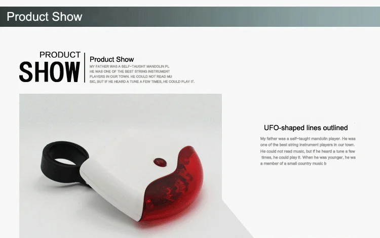 Flash Deal MTB Bicycle Taillights Light Intelligent Induction UFO Wireless Fully Automatic Brake Waterproof Safety Warning Bike Light 5LED 8 Flash Deal MTB Bicycle Taillights Light Intelligent Induction UFO Wireless Fully Automatic Brake Waterproof Safety Warning Bike Light 5LED 8