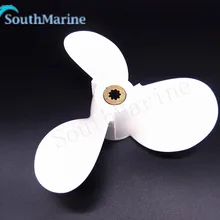 6E0-45941-01-00 Алюминий пропеллер 7 1/2x8-BA для Yamaha 4hp 5hp 6hp 4A и формирующая листы для кровли 4 м 5 м 5C F4 F6L F6S F6C F5A подвесных лодочных моторов 7 1/2x8