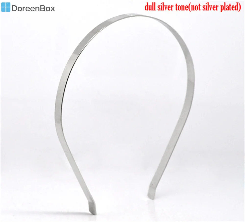 Doreen Box hot 10 Серебряная фотоободок для волос 14 5x13 5 см 7 мм в ширину (B12707)|silver headband|headband