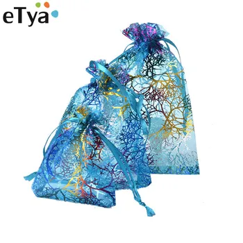 

eTya Fashion Brand Handmade Drawstring Bag Travel Drawstring Pouch Cosmetic Bag Small Fresh Multifunction Women Jewelry Gift Bag