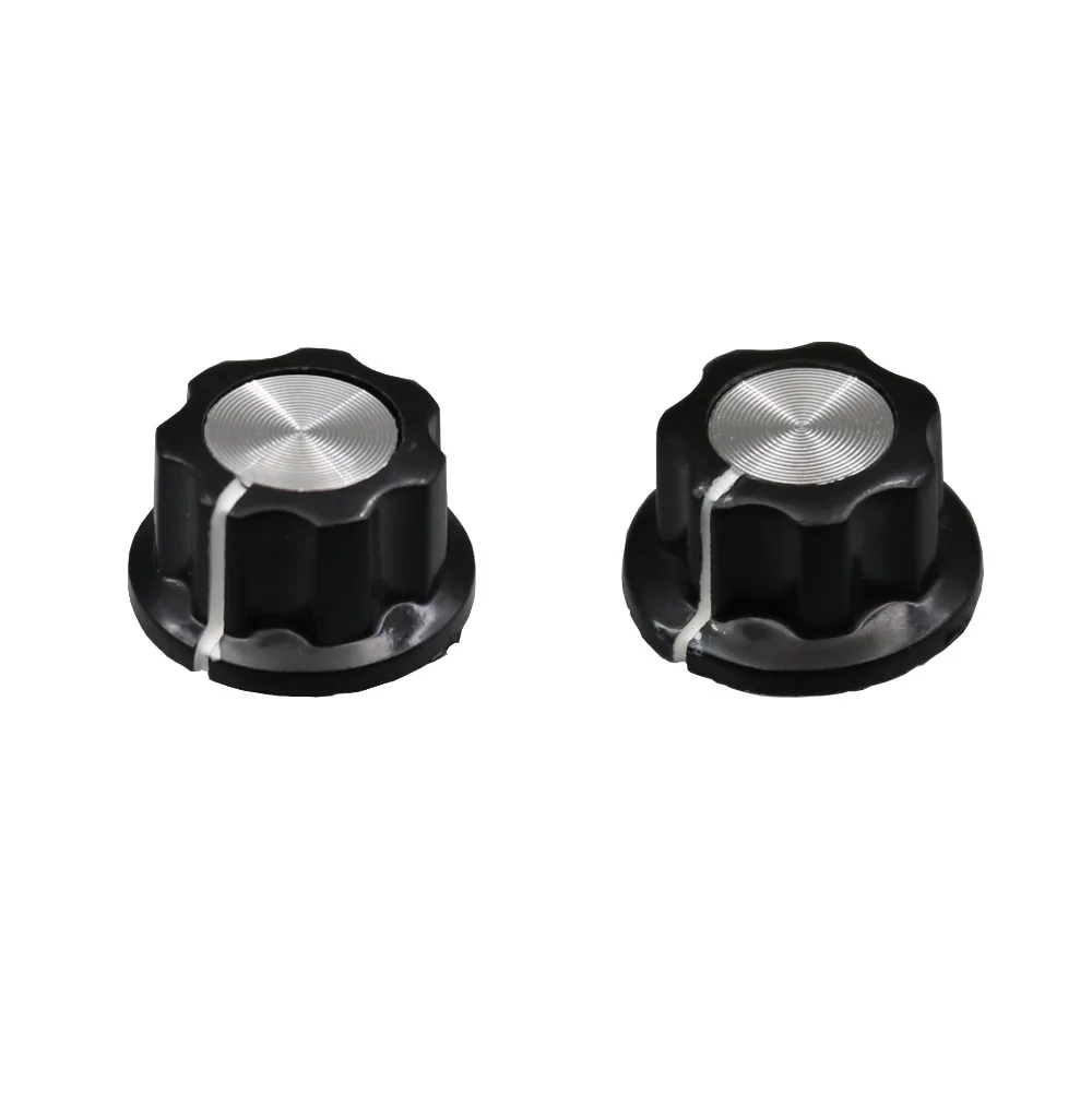 10Pcs 16mm Top Rotary Control Turning Knob Hole 6mm/6.4mm Suit For Potentiometer | Обустройство дома