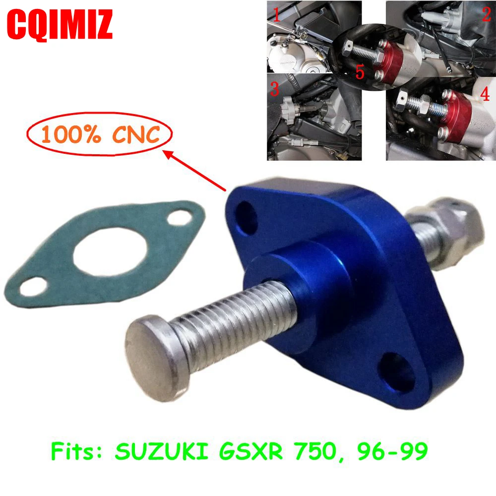 CNC мотоцикл синий ручной Cam натяжитель цепи для SUZUKI GSXR 750 1996-1999