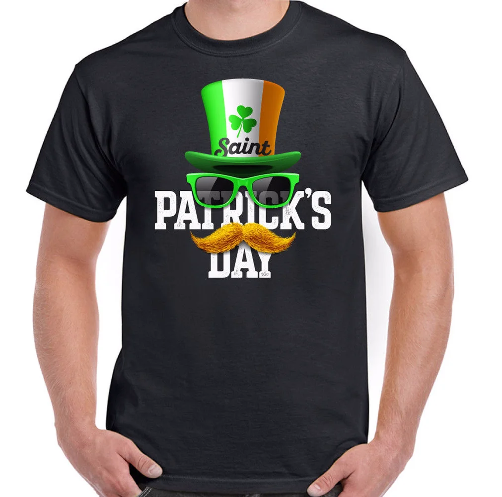 الأيرلندية أفضل قبعة العلم رجل مضحك باتريكس يوم تي شيرت ايرلندا Paddys سكران الرجبي
