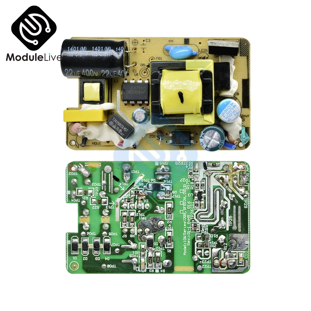 

2PCS AC-DC 100-240V To 5V 2.5A Switch Switching Power Supply Module Board DC Voltage Regulator Bare Repair 2500MA 110V 220V