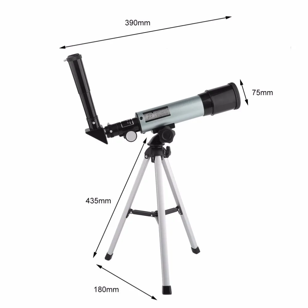 Открытый Портативный охотничий Регулируемый рефрактор Зрительная труба астрономический телескоп Монокуляр со штативом для начинающих Топ