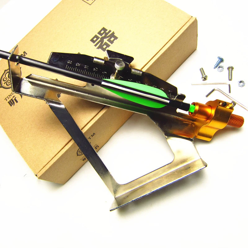 New Archery Make DIY Arrow Fletching Tool Adjustable Steel ...