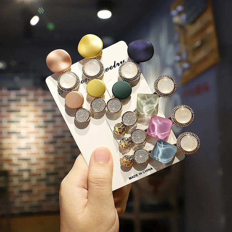 

Fashion 1Pcs Hair Clips For Women Fashion Sweet Girl Simple Korean Style Hairpin Alloy Handmade INS Headband Hair Accessories