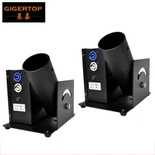 2 шт./лот TIPTOP одна голова конфетти машина мульти красочные конфетти бумага угол съемки CE Свадебный бластер Электрический DMX управление