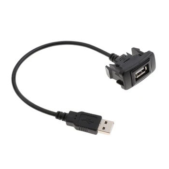 

USB Cable 1 Port in Socket for TOYOTA HILUX VIGO 04-12 Car Motorbike Electronics Accessories port usb pour cable