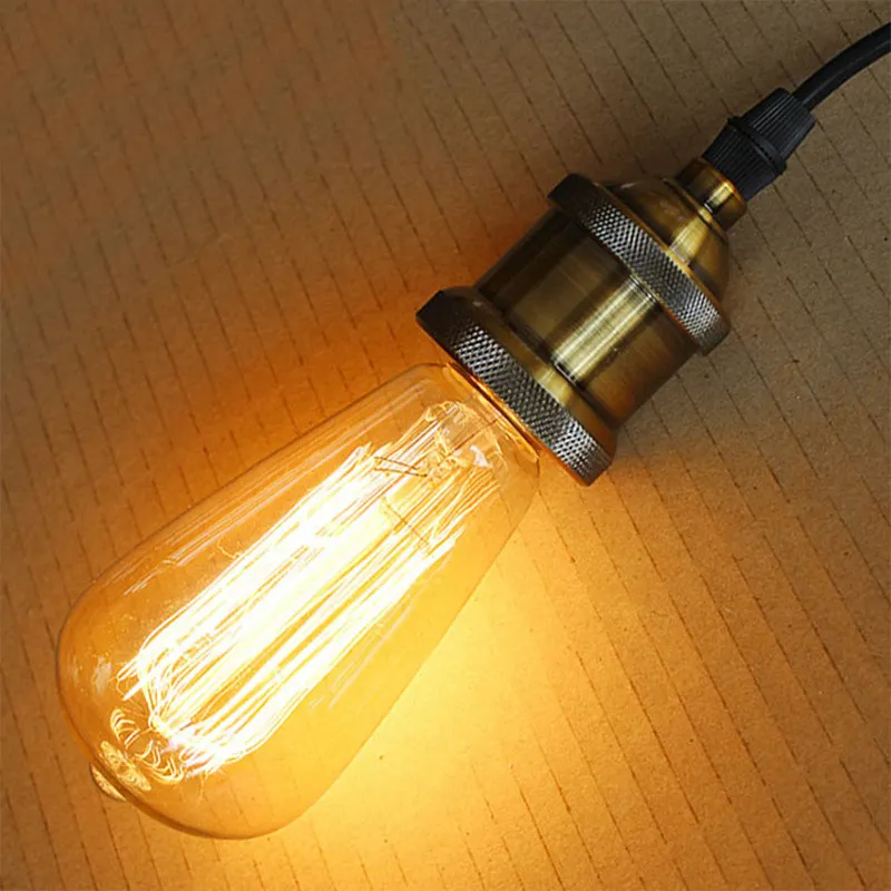 

AIMIHUO LED bulb ST64 energy-saving tungsten lamp E27 lamp 60W 40W white/warm white retro industrial wind lamp ST64 E27 LED Bulb