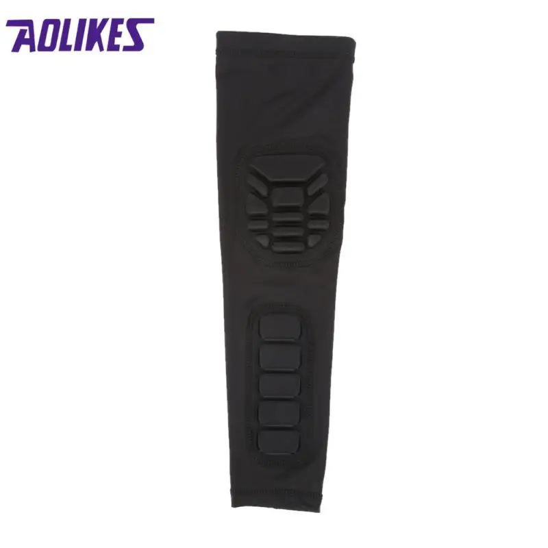 Gym Sports Arm Warmers Basketball Sleeves Honeycomb Anti-collision Non-slip Compression Elbow Pads Protector