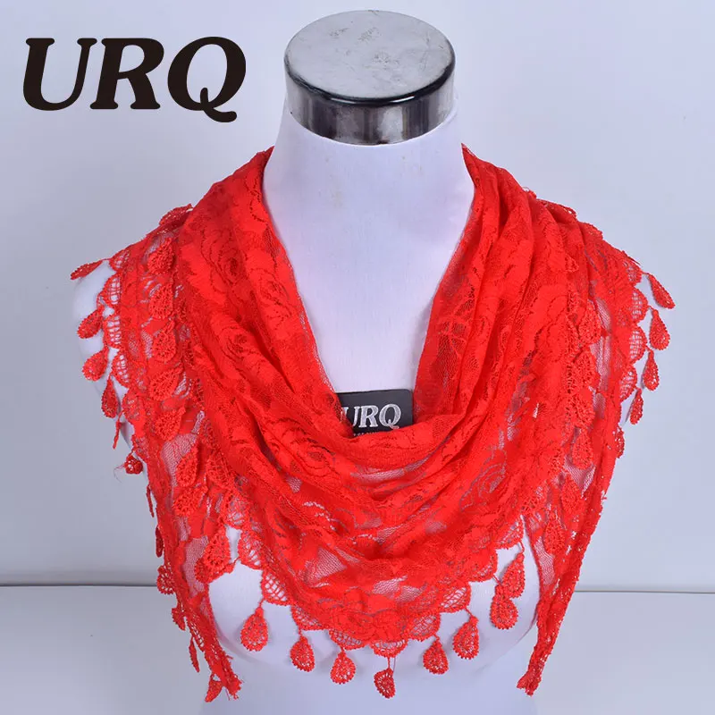 Роскошный брендовый дизайн, летний женский кружевной шарф, гибкий женский треугольный бандаж, цветочный шарф, шаль, подарок на свадьбу, шарф L5A15822