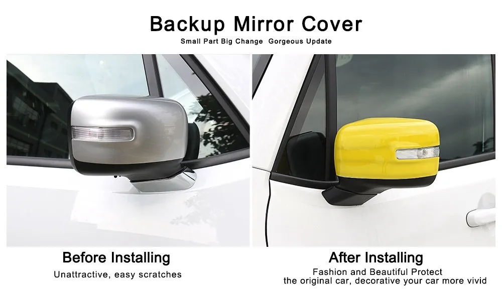 ABS Car Rearview Mirror Cover