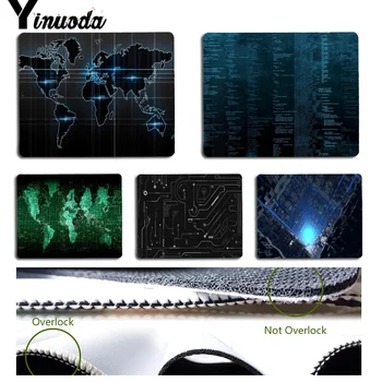 

Yinuoda Tech and world map Computer Gaming Mousemats Size for 18x22x0.2cm Gaming Mousepads
