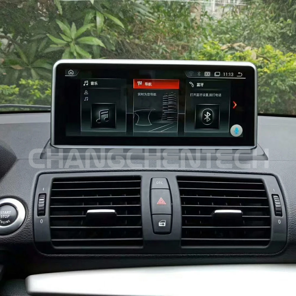 Flash Deal Car Multimedia GPS Navigation ID7 4G Android 9 Screen for BMW 1 series E81 E82 E87 E88 CIC Support OEM iDrive BT Camera PDC SWC 5