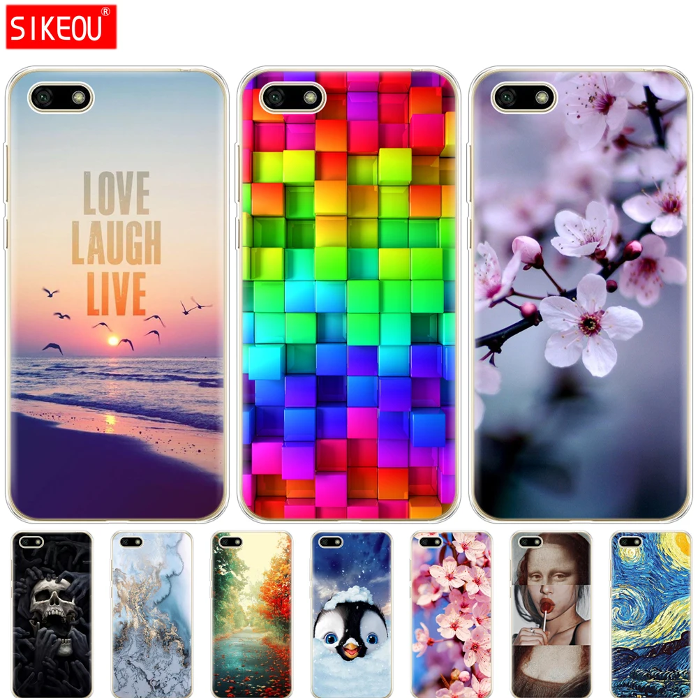 Силиконовый чехол для Huawei Y5 Lite 2018 5 45 дюйма мягкий из ТПУ телефона задняя крышка