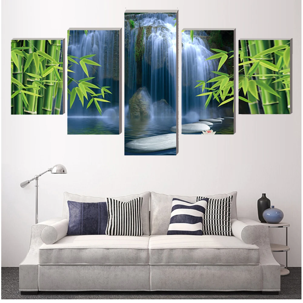 

5d Diy Diamond Painting Bamboo Fall Square Diamond Mosaic Cross Stitch Diamond Painting Full diamond Embroidery RS653