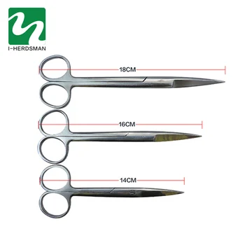 

Pet Cattle Sheep Pig Chicken farmtool Stainless Steel hv3n Surgical scissors Surgery Anatomy Surgical Scissors Surgical Tool Kit