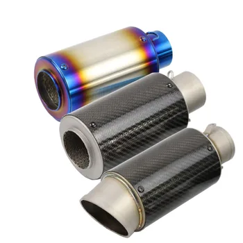 

51mm GP Motorcycle Scooter Exhaust Muffler Pipe For CB400 CB600 CBR600 1000 CBR250 ER6N ER6R YZF600 Z750 AK009