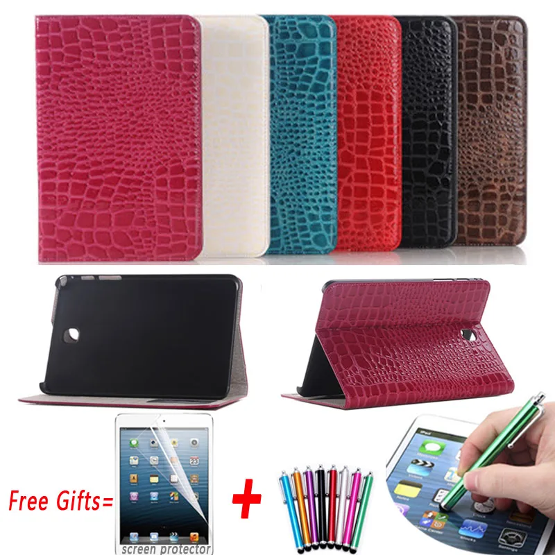 

For Samsung Galaxy Tab S2 8.0 T710 Case Crocodile Pattern Leather Flip Stand Cover for Samsung Galaxy Tab S2 8.0 T715 T719N Case