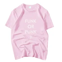 Новое поступление, летняя футболка унисекс с принтом «фанк» или «панк», 4 цвета, kpop t-ara hyomin, модная футболка с круглым вырезом и короткими рукавами, футболки