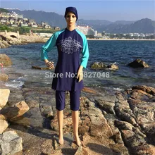 Полный охват скромные мусульманские купальники Исламский купальник для женщин Арабская пляжная одежда хиджаб купальники размера плюс